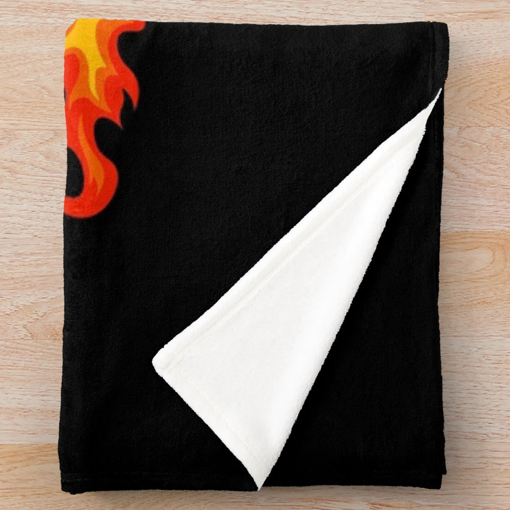 School psychologist plush blanket with a badass graphic design