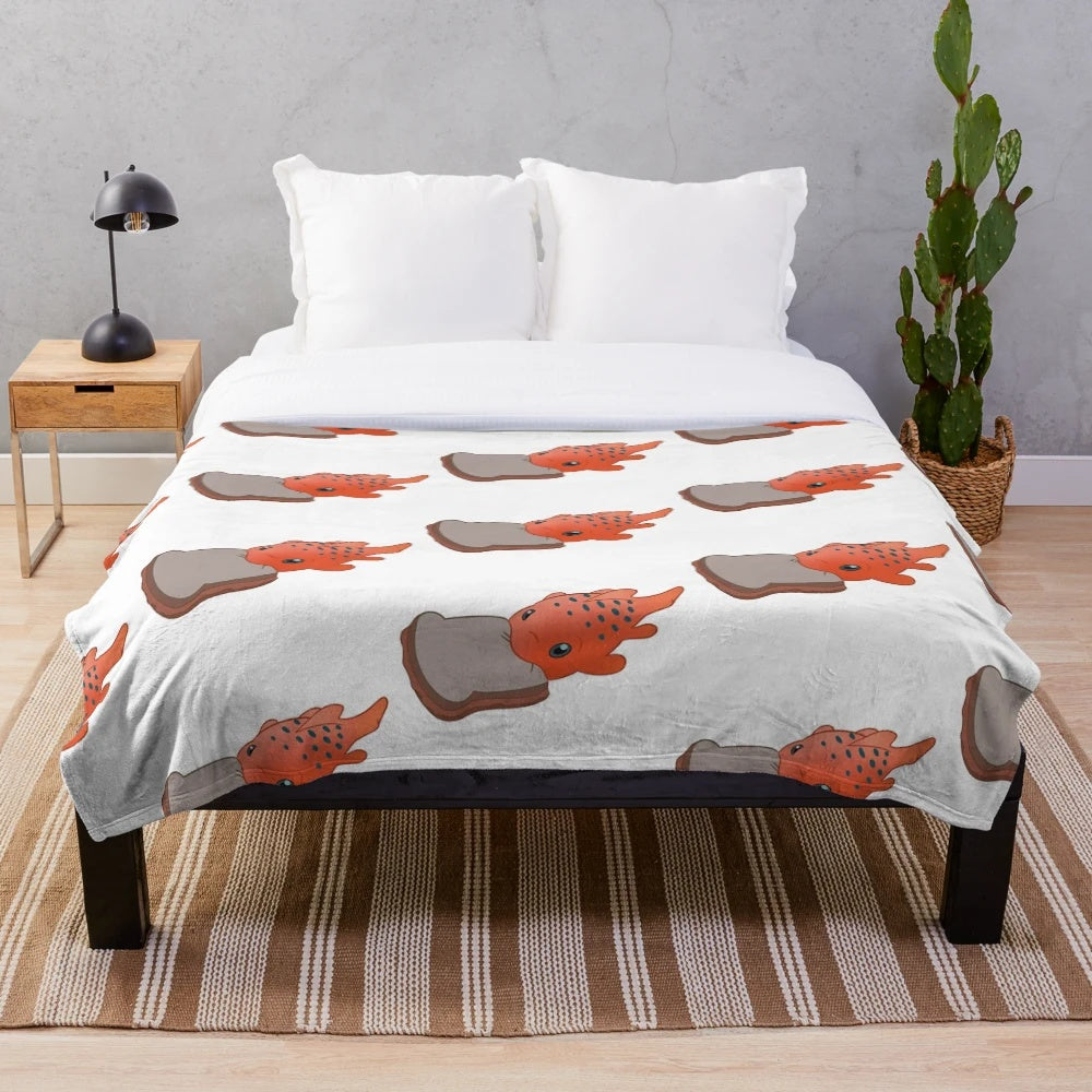 Pudge Plush Blanket featuring the character from Lilo and Stitch