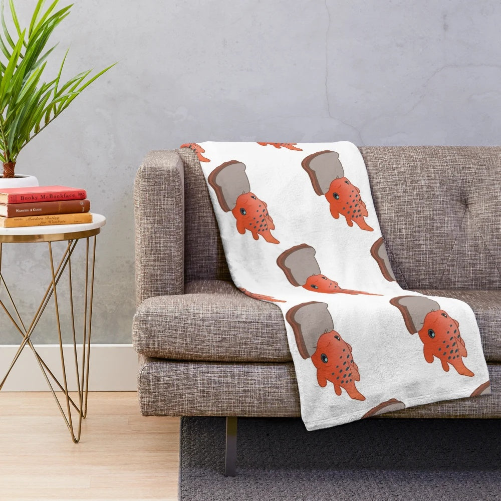 Pudge Plush Blanket featuring the character from Lilo and Stitch