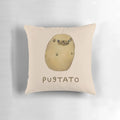 Pugtato pug dog pillow, a soft and plush potato-shaped pet bed