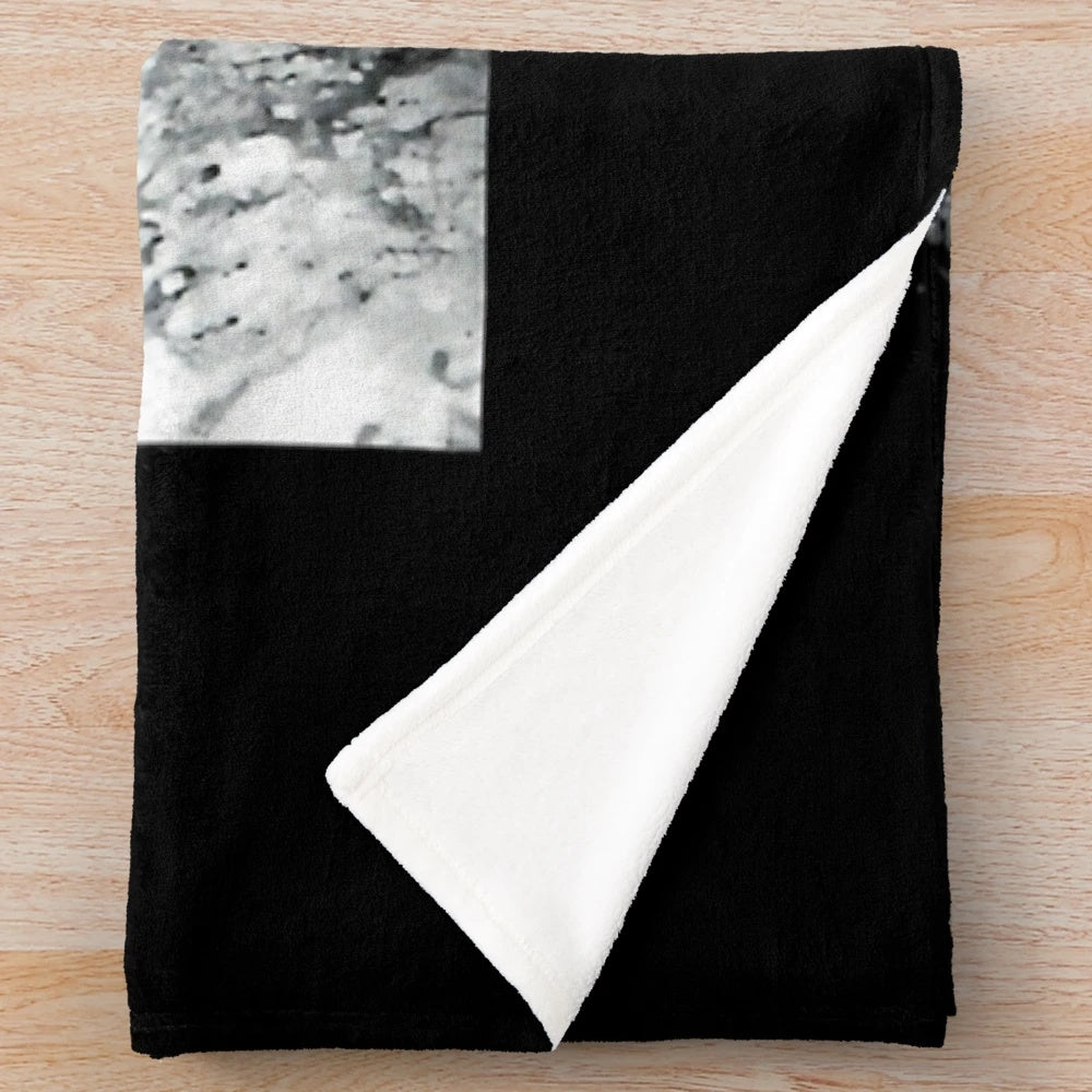 Plush blanket featuring GG Allin and Antiseen inspired punk rock design
