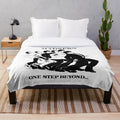 Plush blanket featuring the iconic Madness punk rock band logo