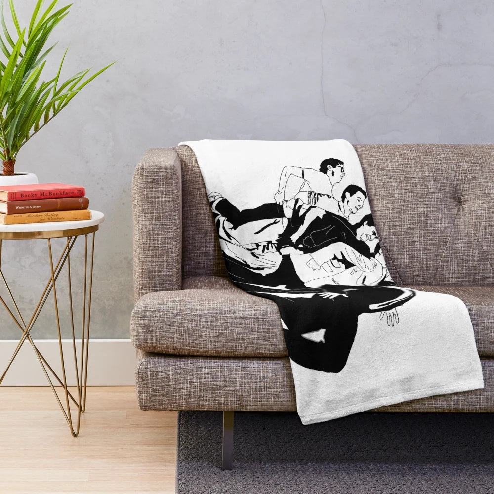 Plush blanket featuring the iconic Madness punk rock band logo