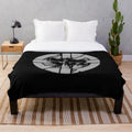 Crass band-inspired plush blanket