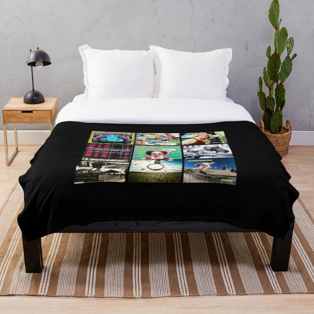 Lagwagon Punk Rock Inspired Plush Blanket