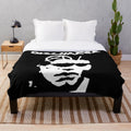 Punk rock-inspired plush blanket for music fans