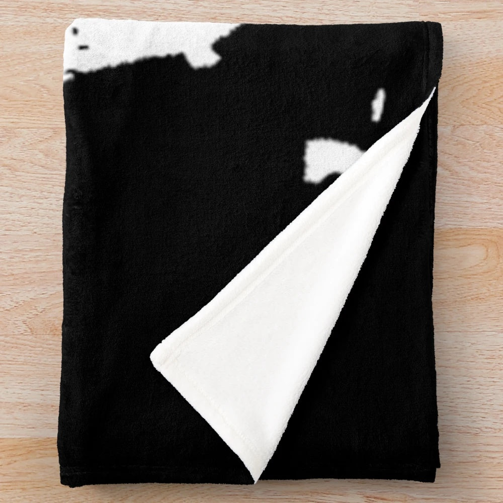 Punk rock-inspired plush blanket for music fans