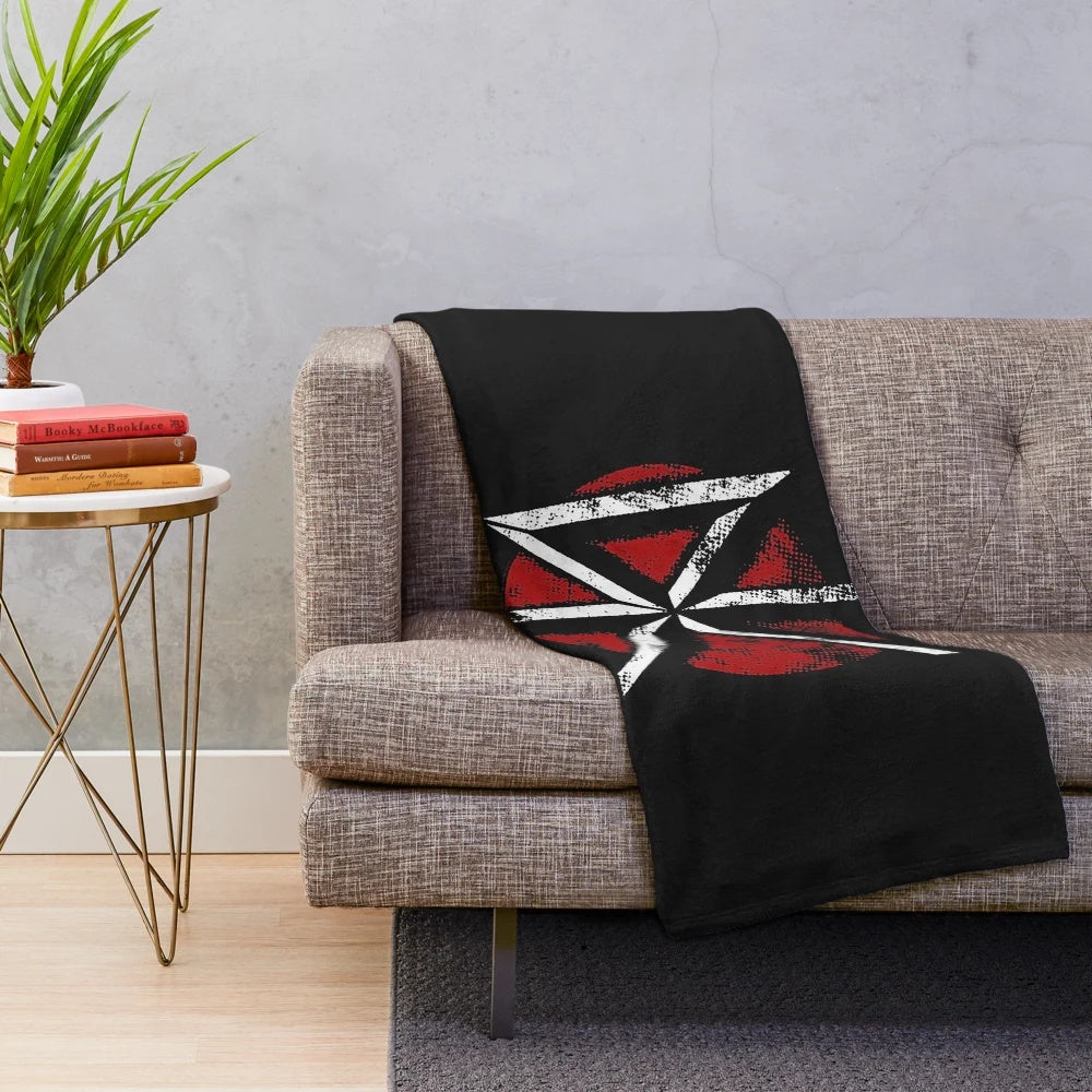Cozy plush blanket featuring the iconic Dead Kennedys band logo