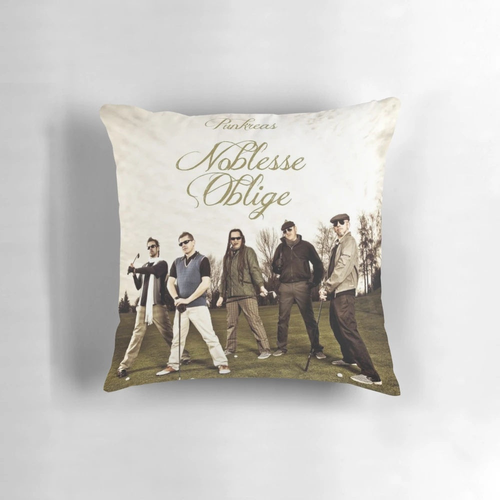 Punkreas 'Noblesse Oblige' 2012 punk album cover pillow
