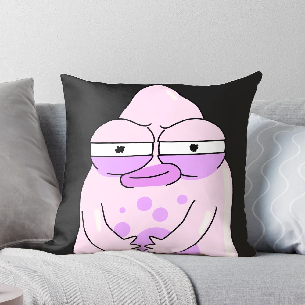 Pupa Pillow featuring a unique design inspired by the hit sci-fi comedy series Solar Opposites