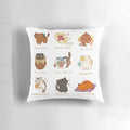 Purrcy Jackson anime-style pillow featuring a cute cat design inspired by the Percy Jackson series