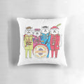 Sgt. Peppurr's Lonely Hearts Cats Band cat-themed pillow featuring a playful pun design