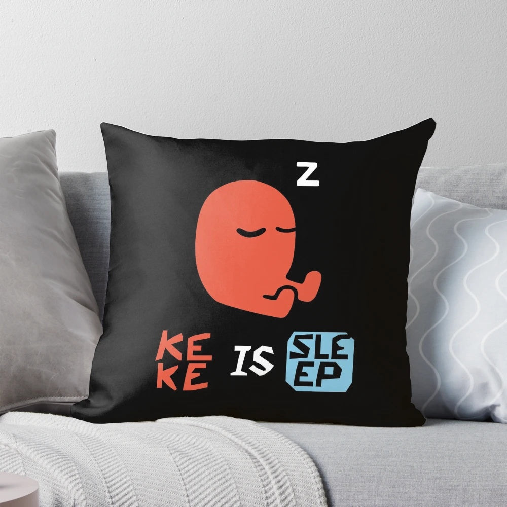 Soft, plush puzzle game themed sleep pillow
