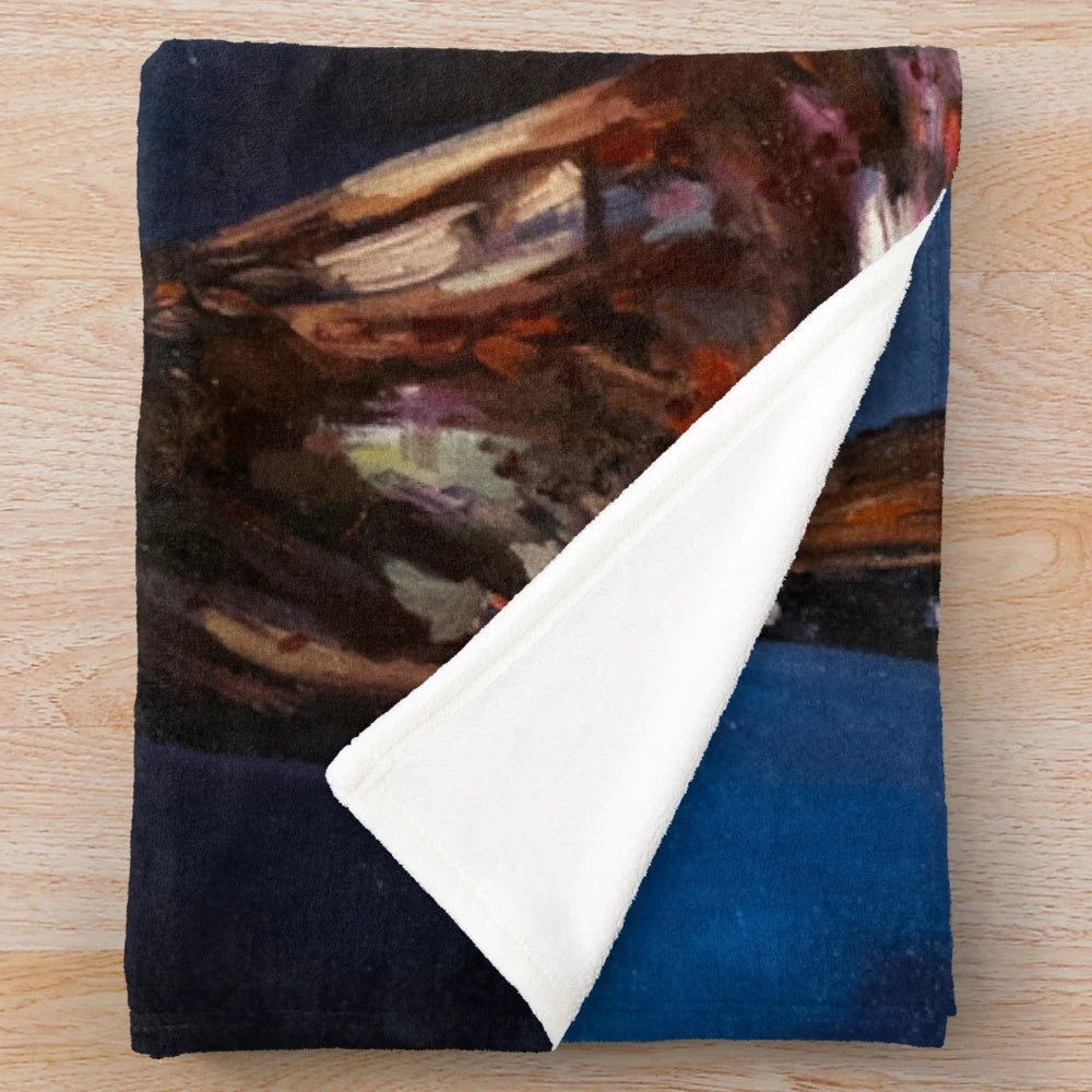 Pyramid Head inspired plush blanket for silent hill fans