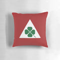 Quadrifoglio Alfa Romeo Classic Car Pillow with Clover Leaf Design
