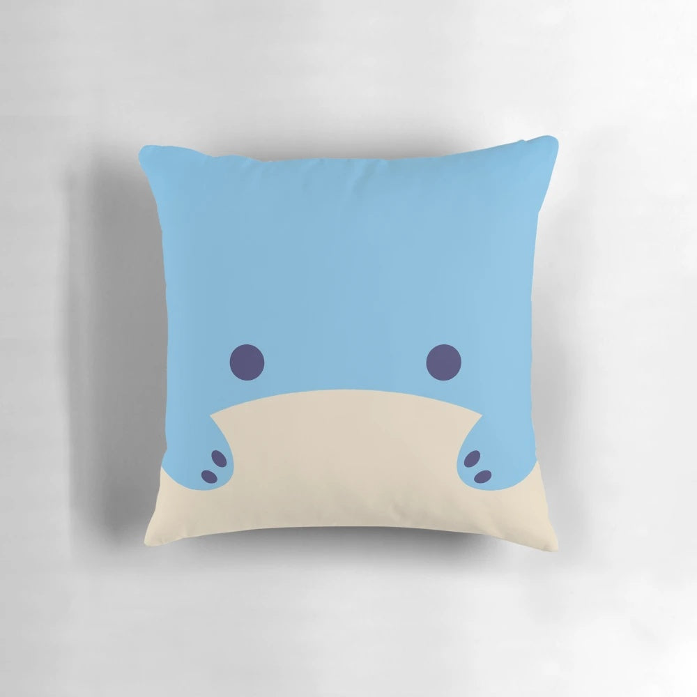 Quagan-inspired pillow with intricate designs, perfect for gamers and fans of the Guild Wars franchise.