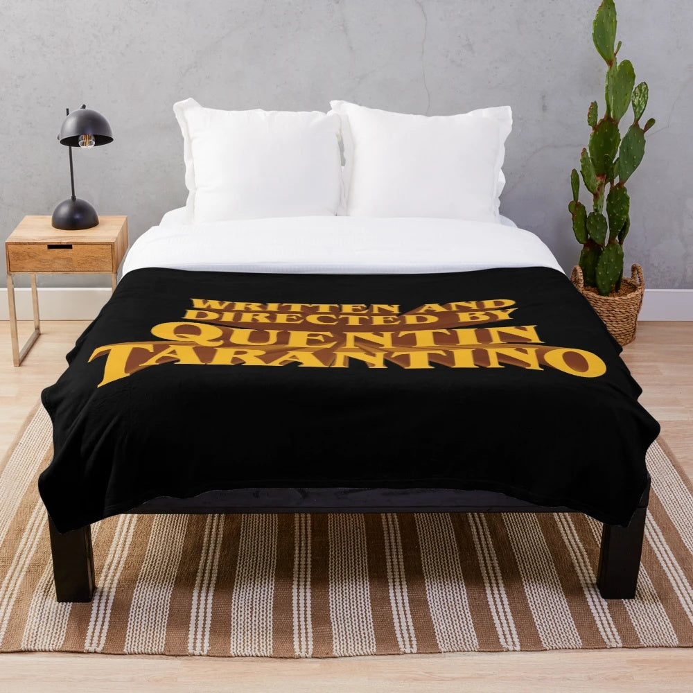 Quentin Tarantino-inspired 3D plush movie blanket