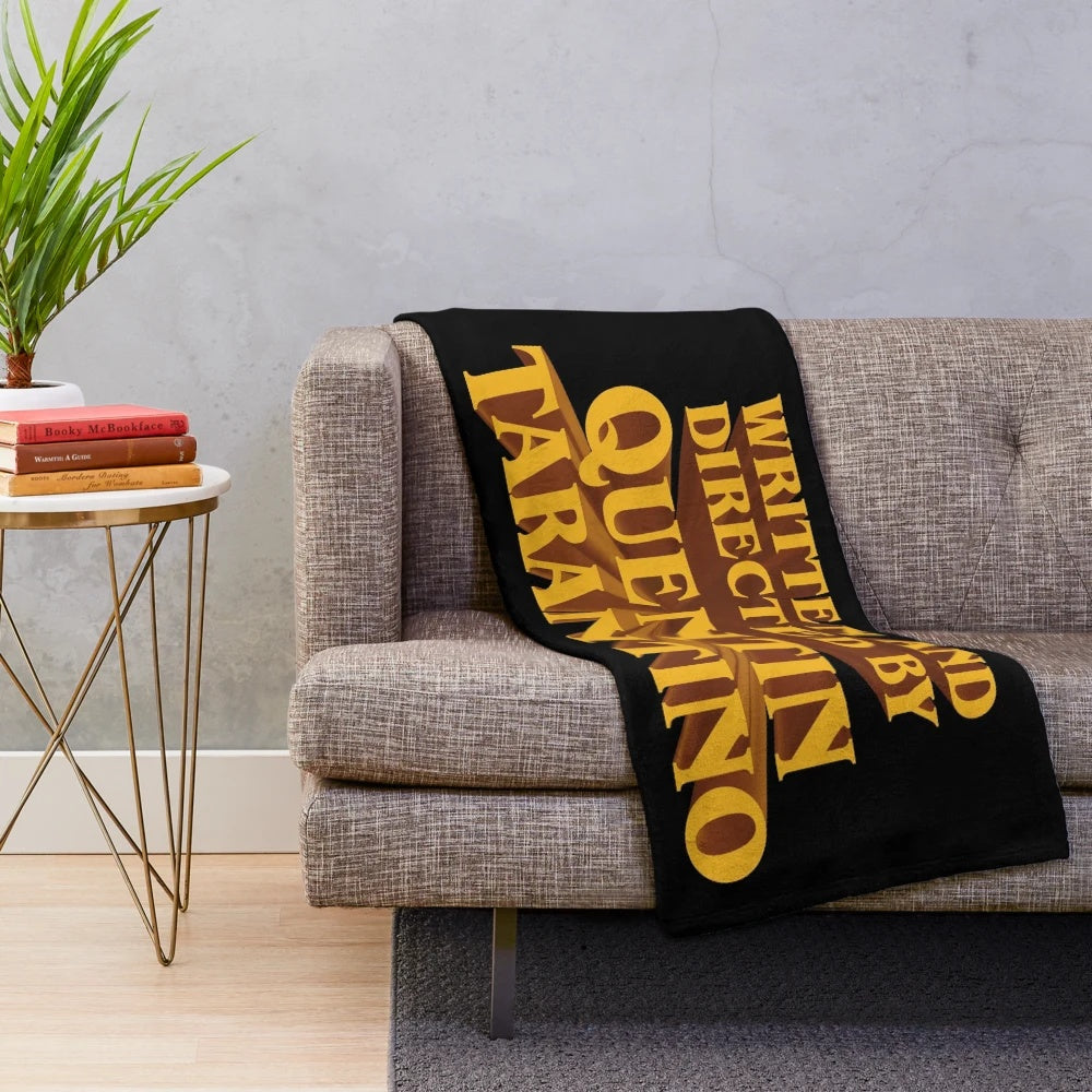 Quentin Tarantino-inspired 3D plush movie blanket