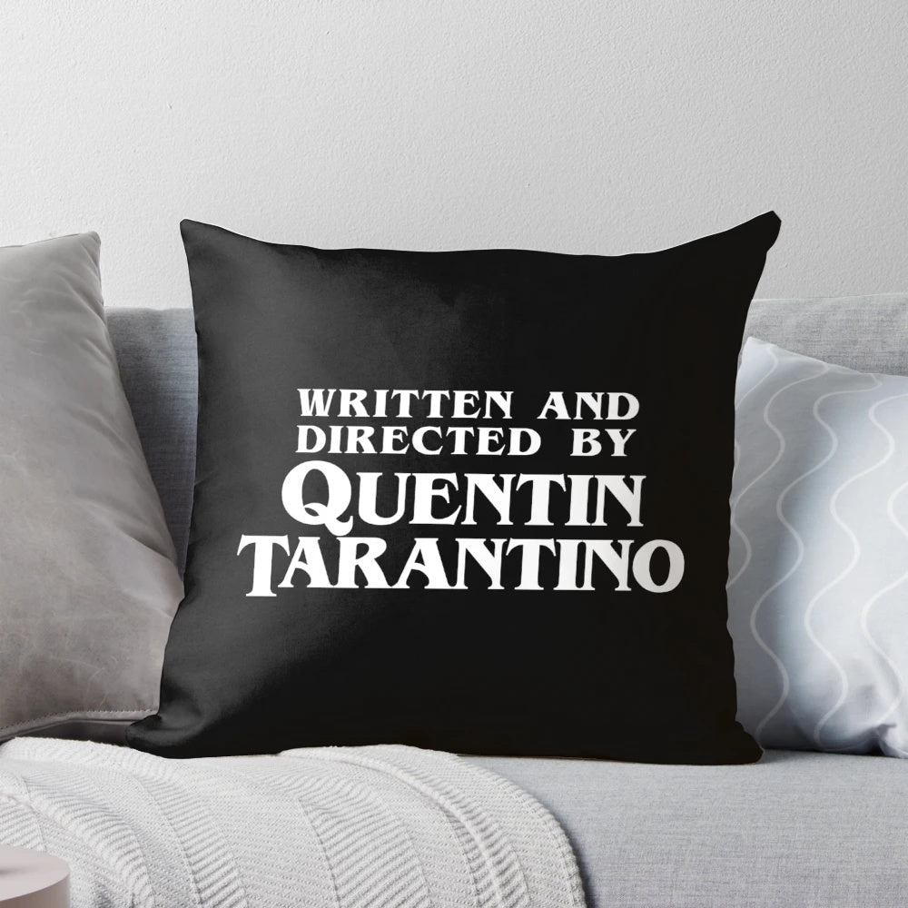 Quentin Tarantino inspired movie themed decorative pillow
