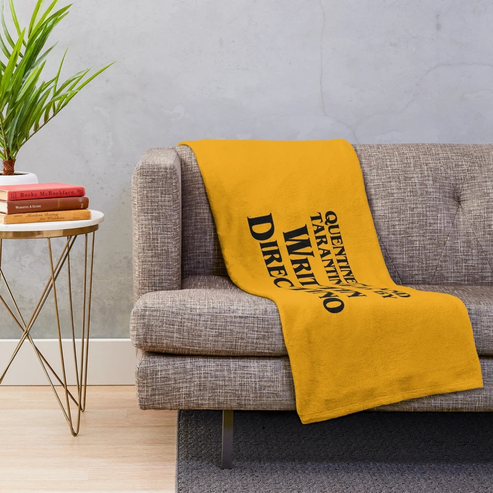 Quentin Tarantino-inspired plush blanket