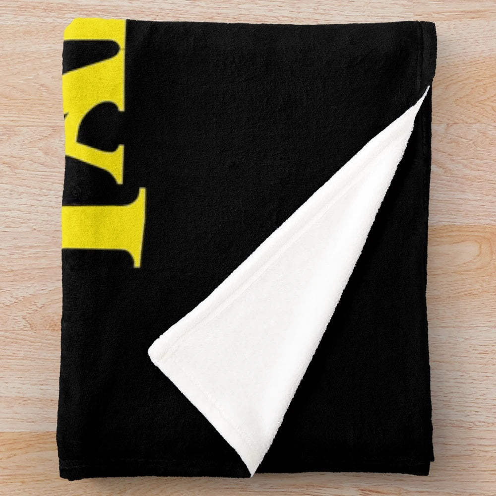 Quentin Tarantino inspired plush blanket with custom text