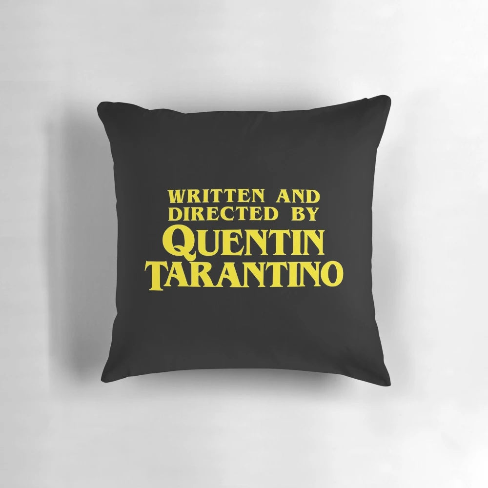 Quentin Tarantino Movie Director Pillow featuring iconic films