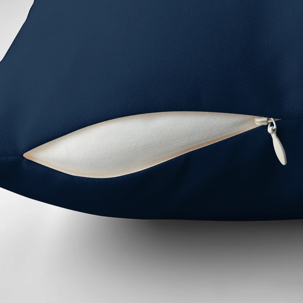 Quinnipiac University college-themed curved pillow for dorm room or home office decor