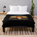 Austin Powers inspired plush blanket featuring popular quotes and imagery from the iconic spy comedy film series