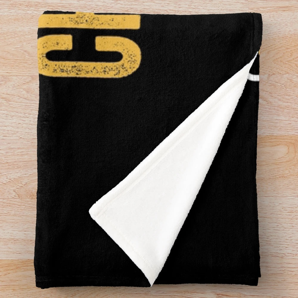 Plush blanket with funny chemistry-themed design for chemistry lovers