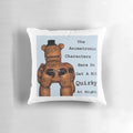 Quirky Freddy Fazbear Animatronics Pillow for FNAF Security Breach Fans