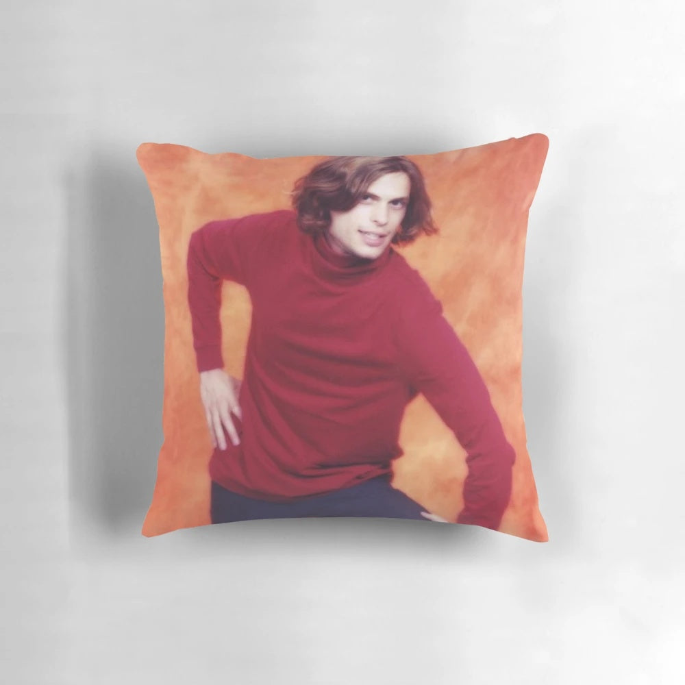 Matthew Gray Gubler Inspired Decorative Pillow