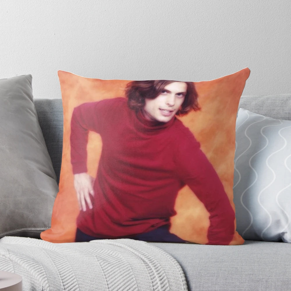 Matthew Gray Gubler Inspired Decorative Pillow