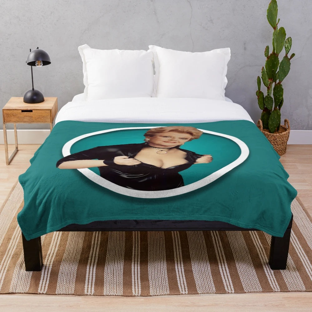 Plush Blanket Inspired by the 80s TV Series "Murder She Wrote
