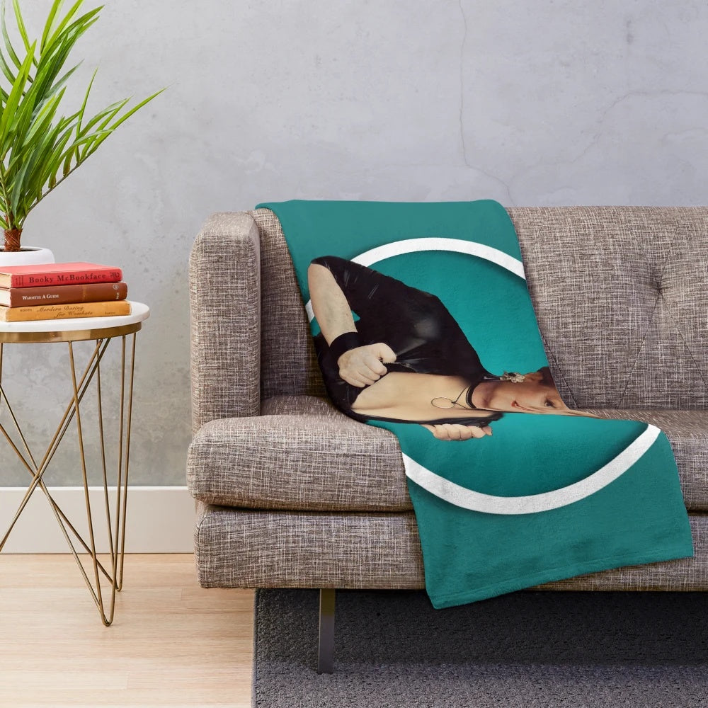Plush Blanket Inspired by the 80s TV Series "Murder She Wrote