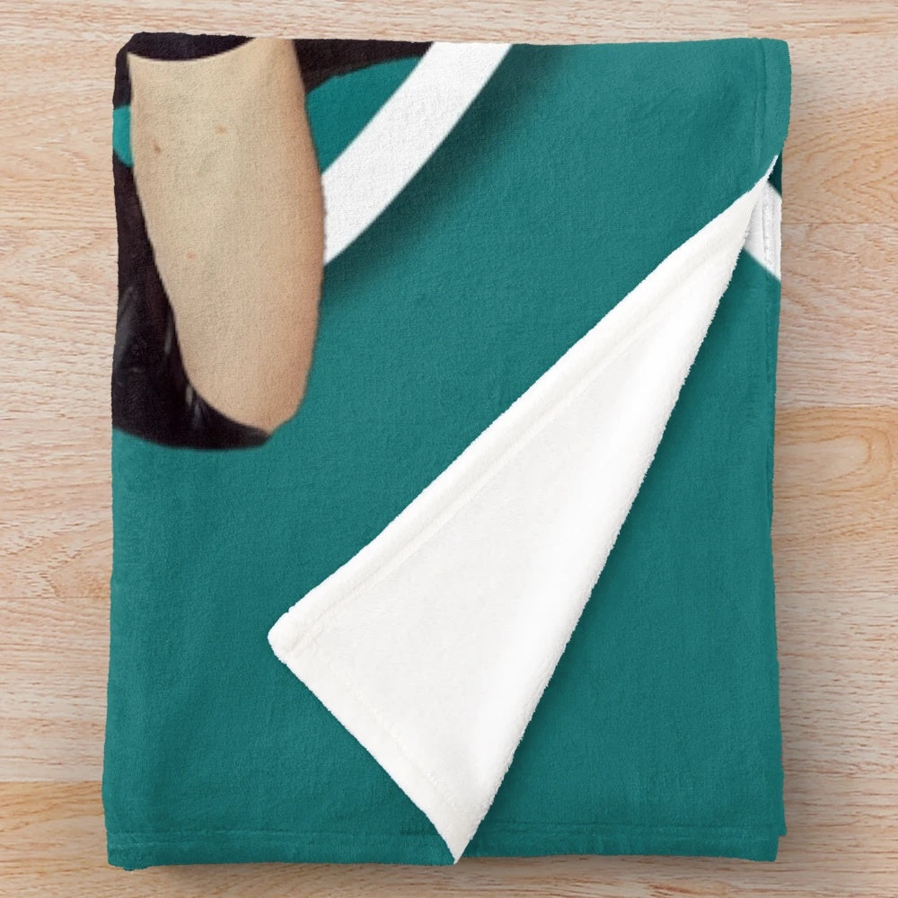 Plush Blanket Inspired by the 80s TV Series "Murder She Wrote