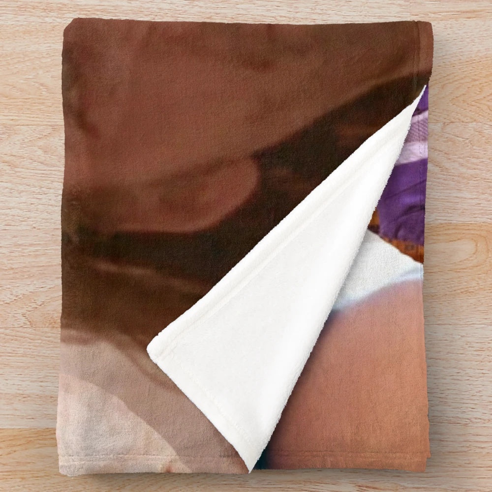 Nic Cage Collage Plush Blanket
