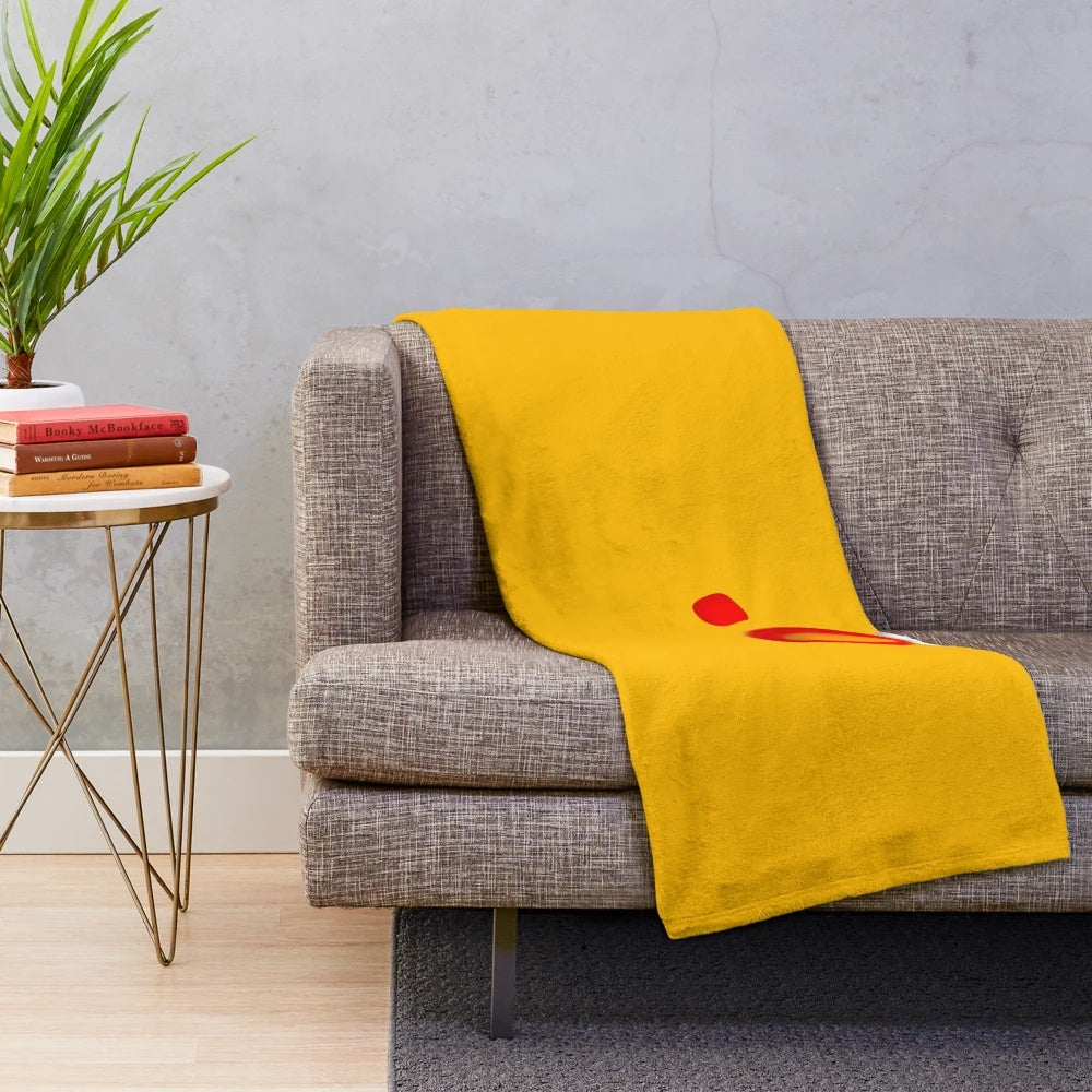 Rubber chicken plush blanket, funny chicken novelty item