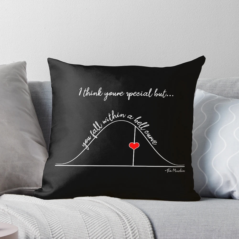 Quirky 'Special' pillow with quirky quote design