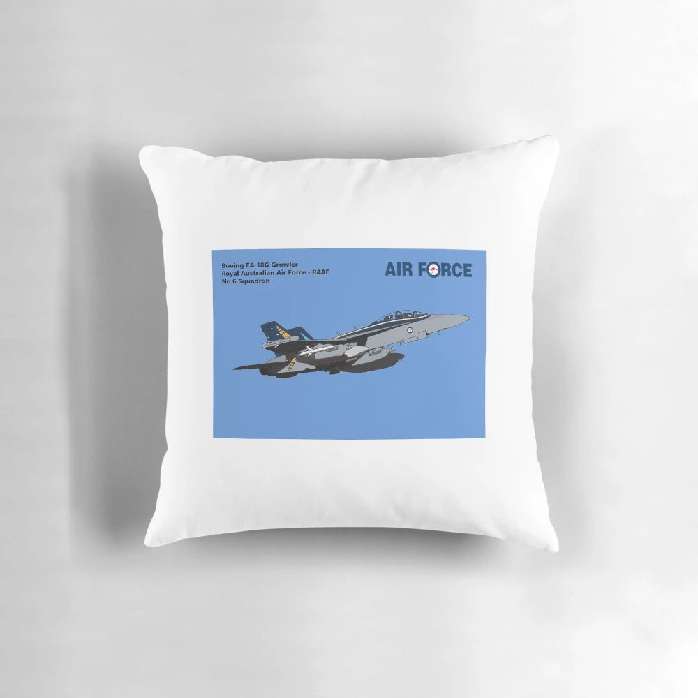 RAAF EA-18G Growler No. 6 Squadrons Tactical Aircraft Pillow