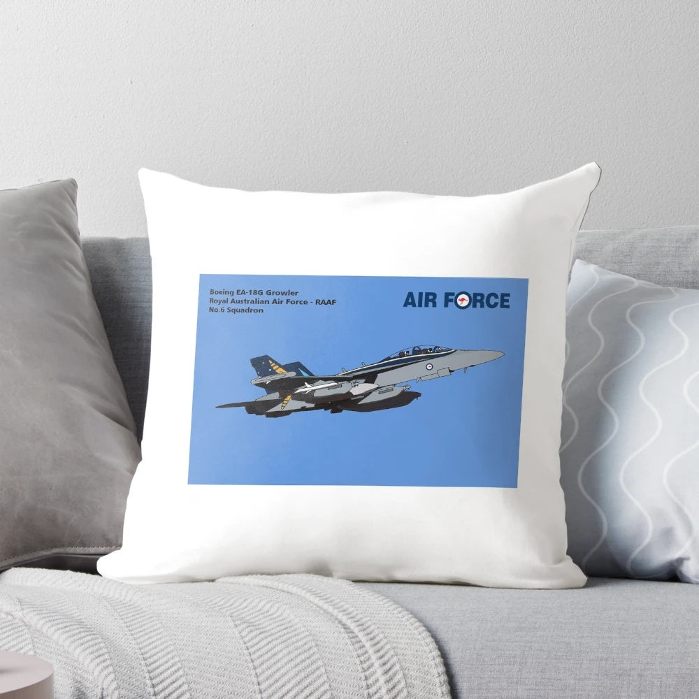 RAAF EA-18G Growler No. 6 Squadrons Tactical Aircraft Pillow