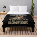 Plush blanket featuring dirt track racing and sprint car design