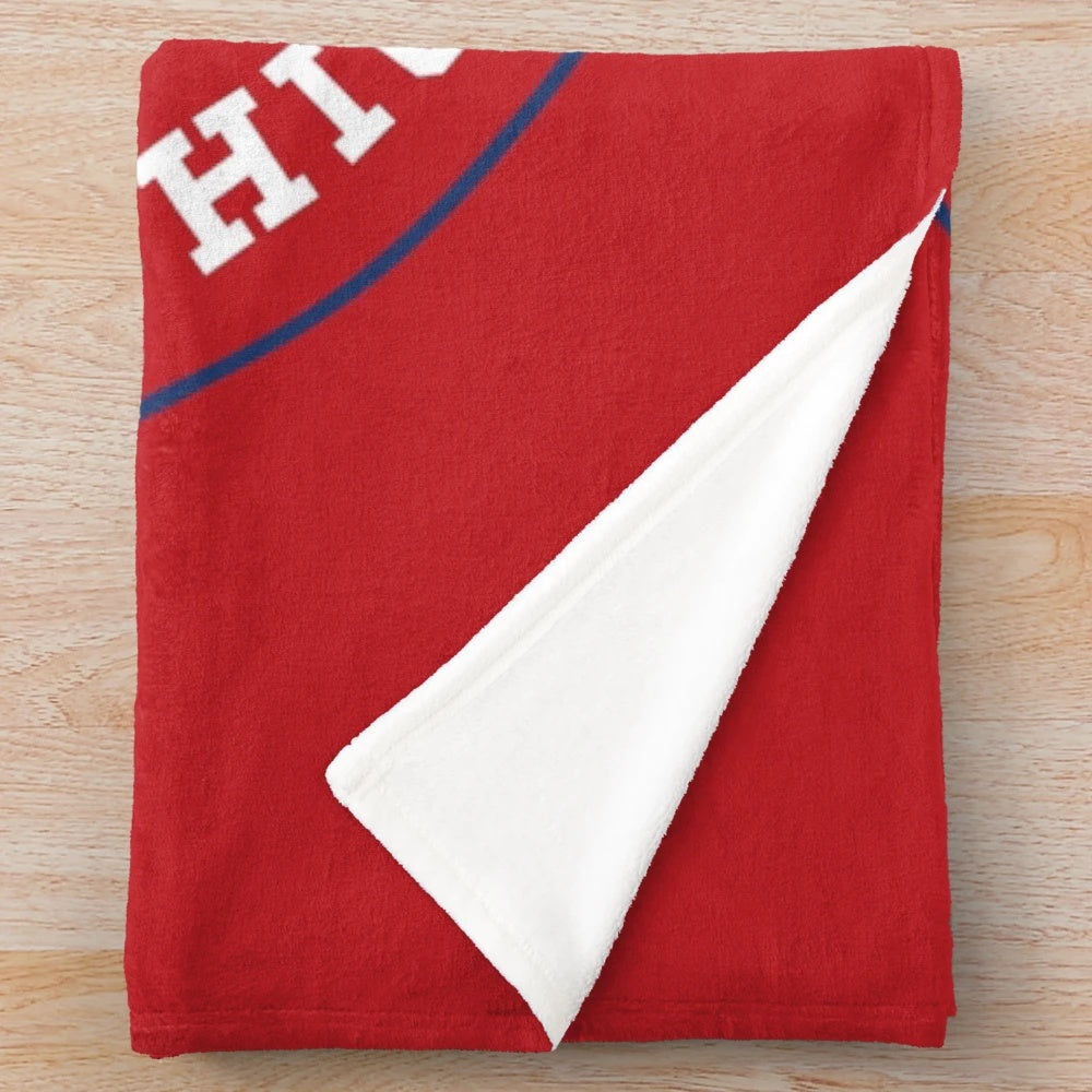 Radford-Inspired Circle Plush Blanket featuring the Highlanders logo