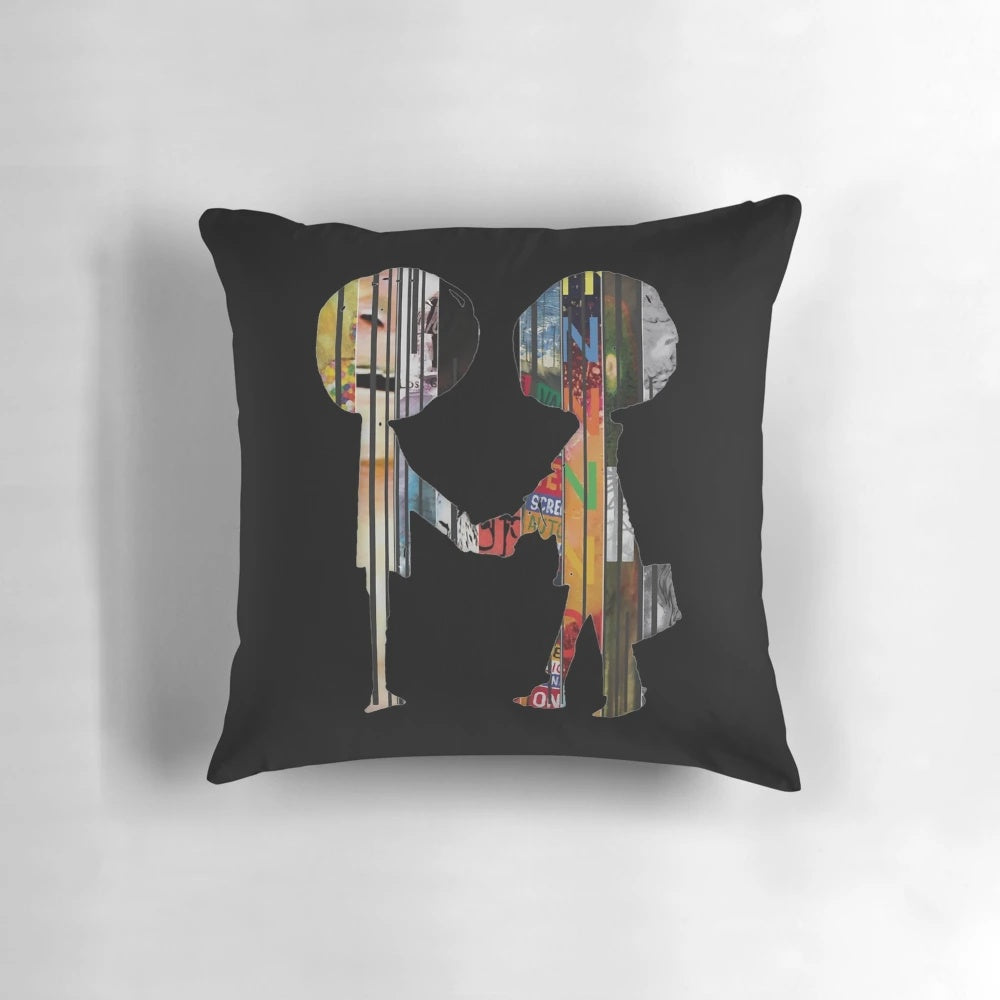 Radioheads-inspired music lover's pillow with a stylish and comfortable design