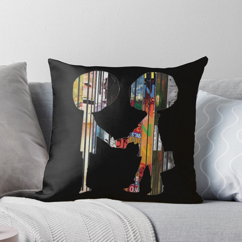 Radioheads-inspired music lover's pillow with a stylish and comfortable design
