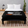 Radiologic Technologist plush blanket with a funny and badass graphic design