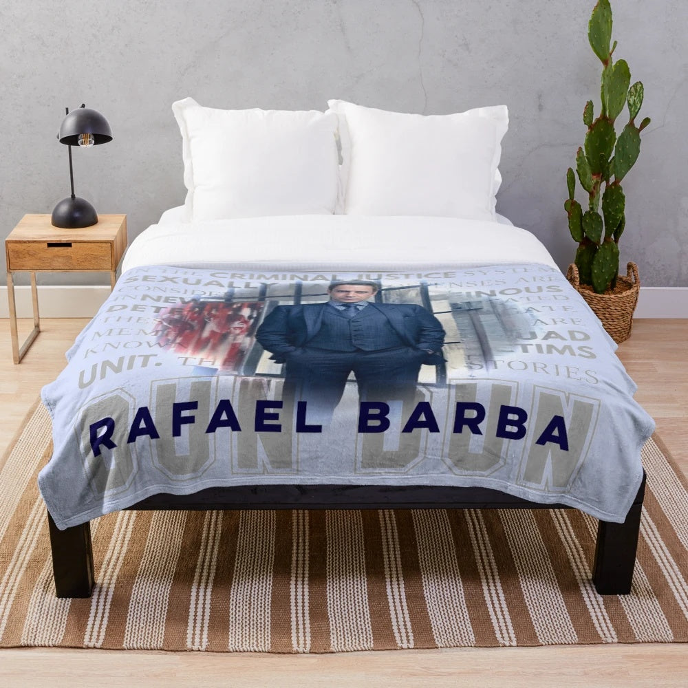 Rafael Barba inspired plush blanket