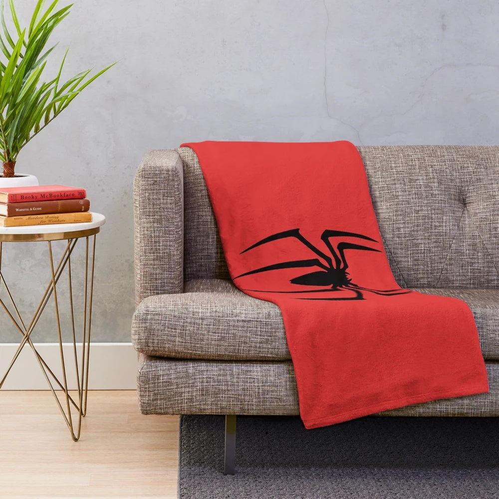 Raimi plush blanket featuring Sam Raimi's iconic Spider-Man design