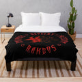Rakdos-inspired plush blanket featuring the Rakdos guild symbol from Magic: The Gathering