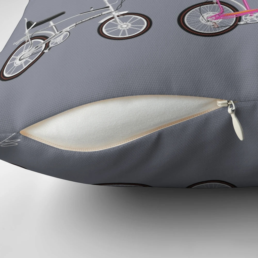 Raleigh Chopper Range x 12 Pillow - Vintage Bicycle-Inspired Home Décor