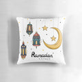 Ramadan Kareem Decorative Pillow featuring Islamic art and calligraphy